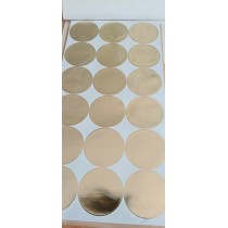 Conj. 12 Sacos Kraft com Fole + Stikers Dourados