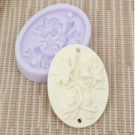 MOLDE SILICONE PLACA FLORES