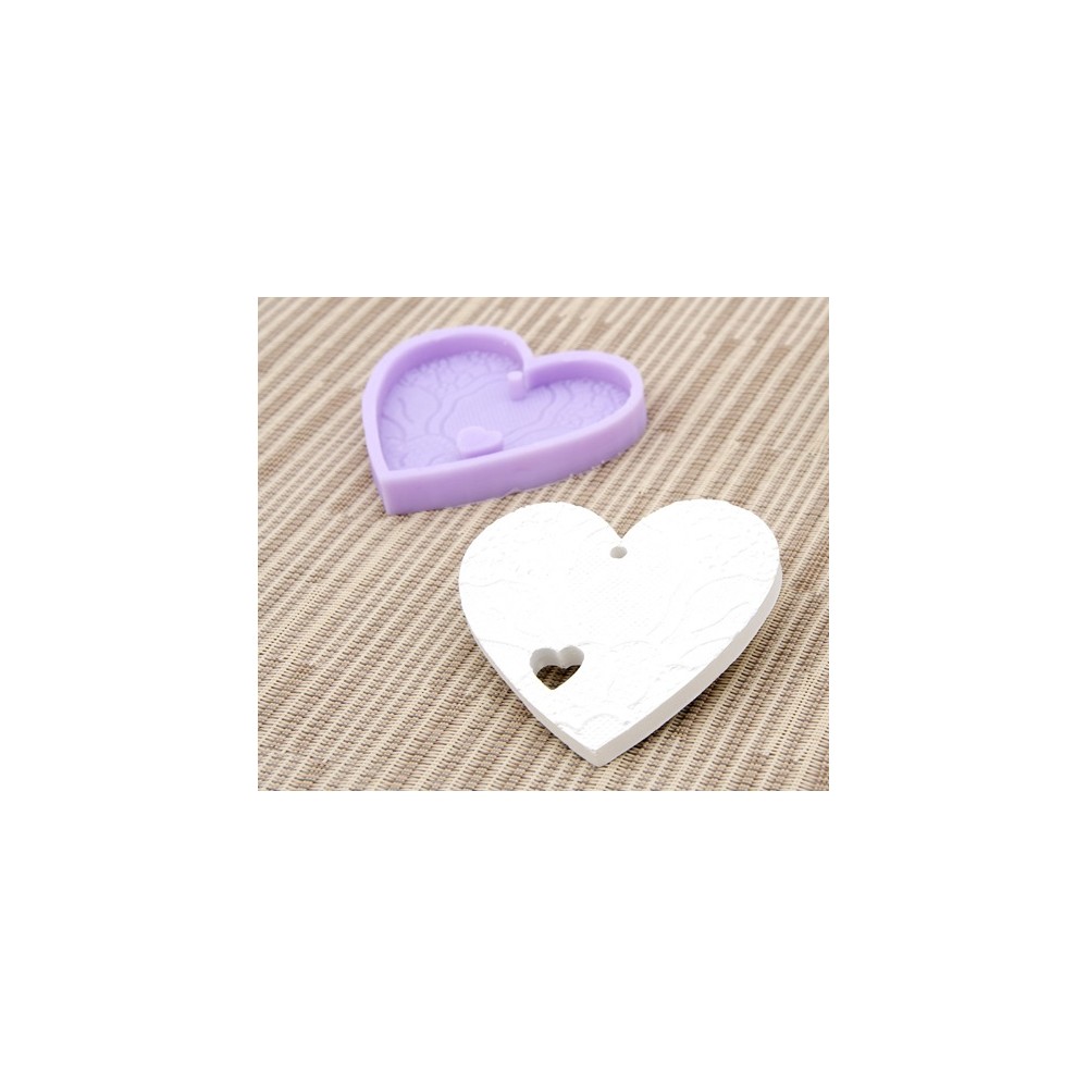 MOLDE SILICONE CORAÇAO