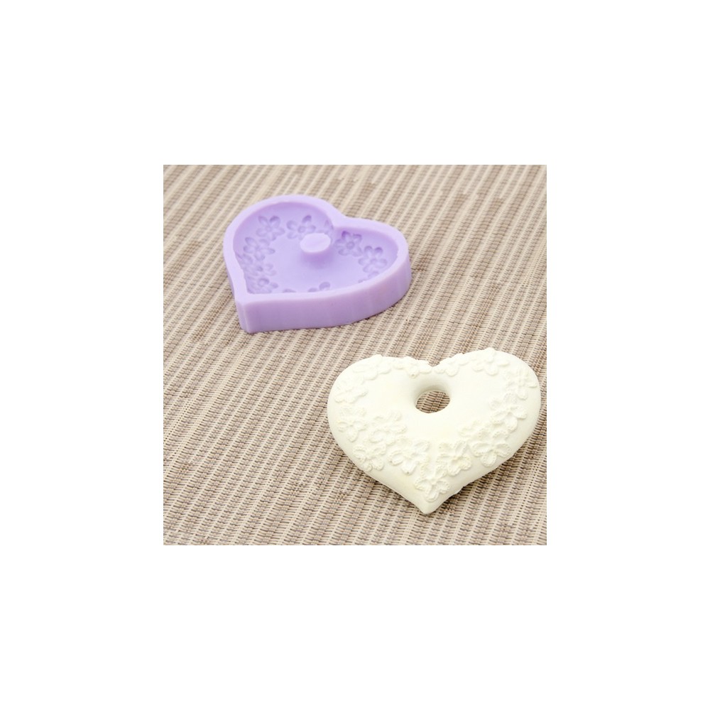 MOLDE SILICONE CORAÇAO