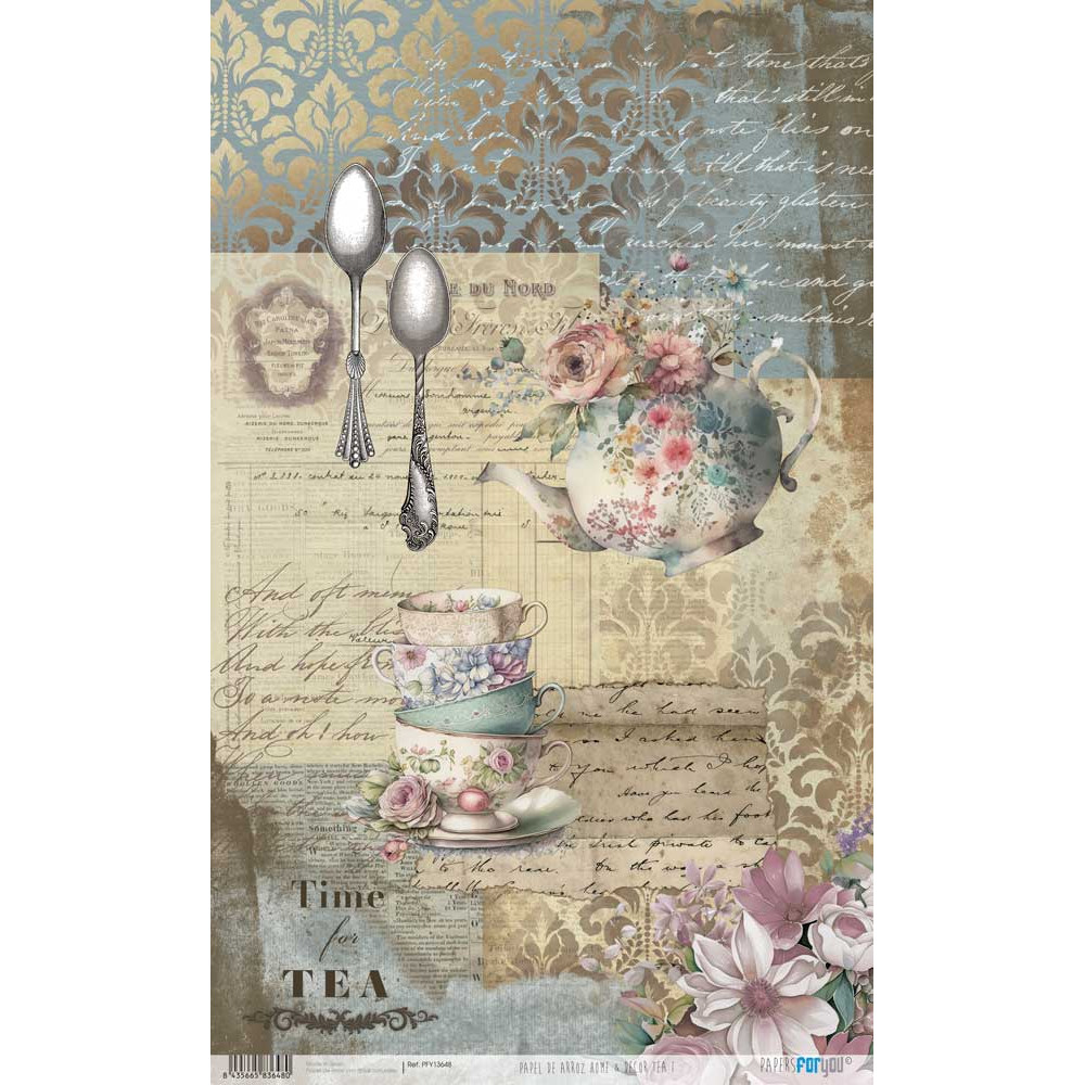 PAPEL ARROZ HOME&DECO TEA