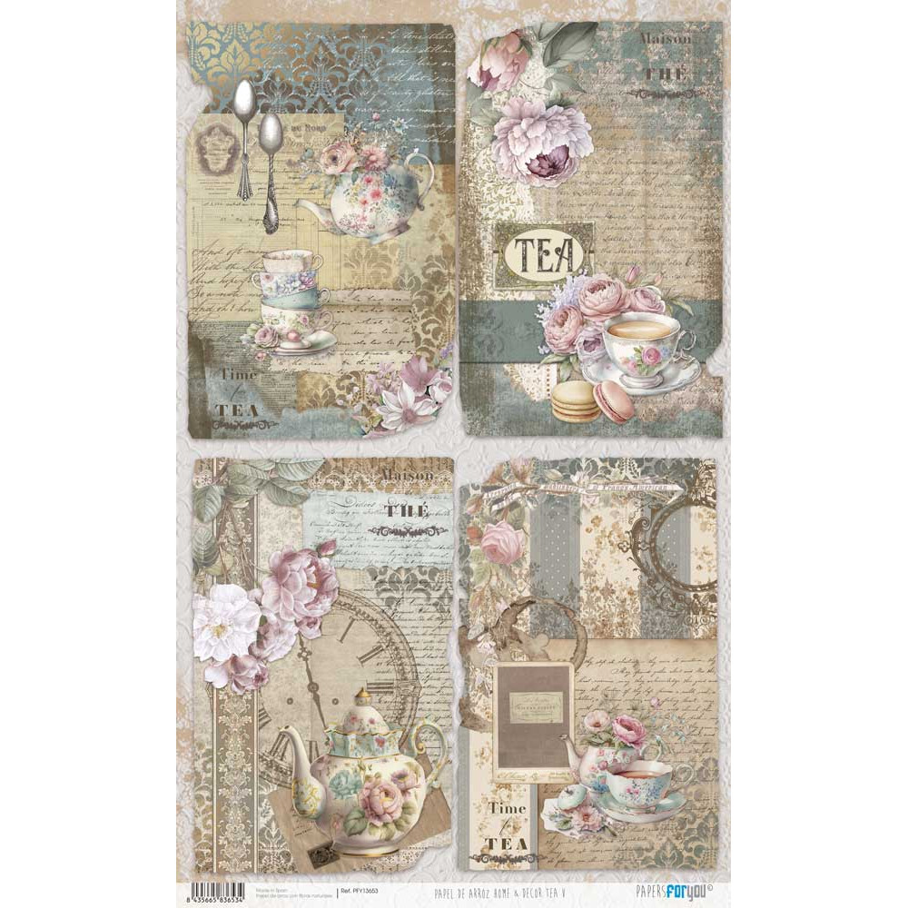 PAPEL ARROZ HOME&DECO TEA