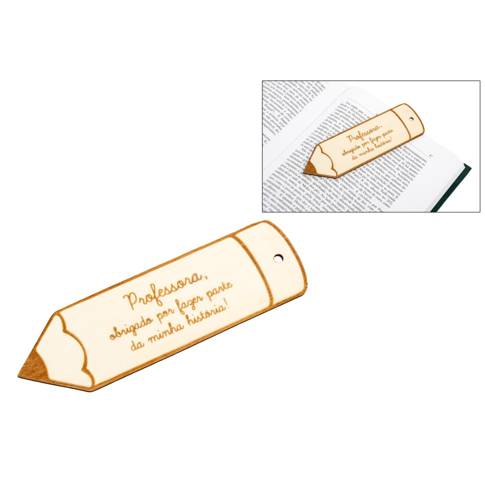 MARCADORES LIVRO LAPIS PROFESSORA / PROFESSOR