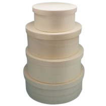 Caixa de balsa redonda...