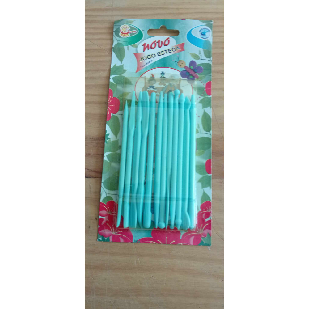 Conjunto de 12 estecas