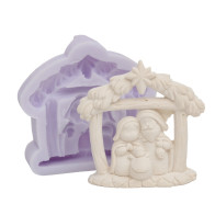 MOLDE SILICONE PRESEPIO...