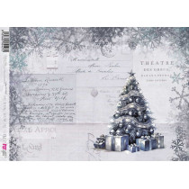 PAPEL ARROZ SNOW ON THE FOREST TREE