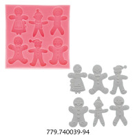 Molde Silicone Gingerman